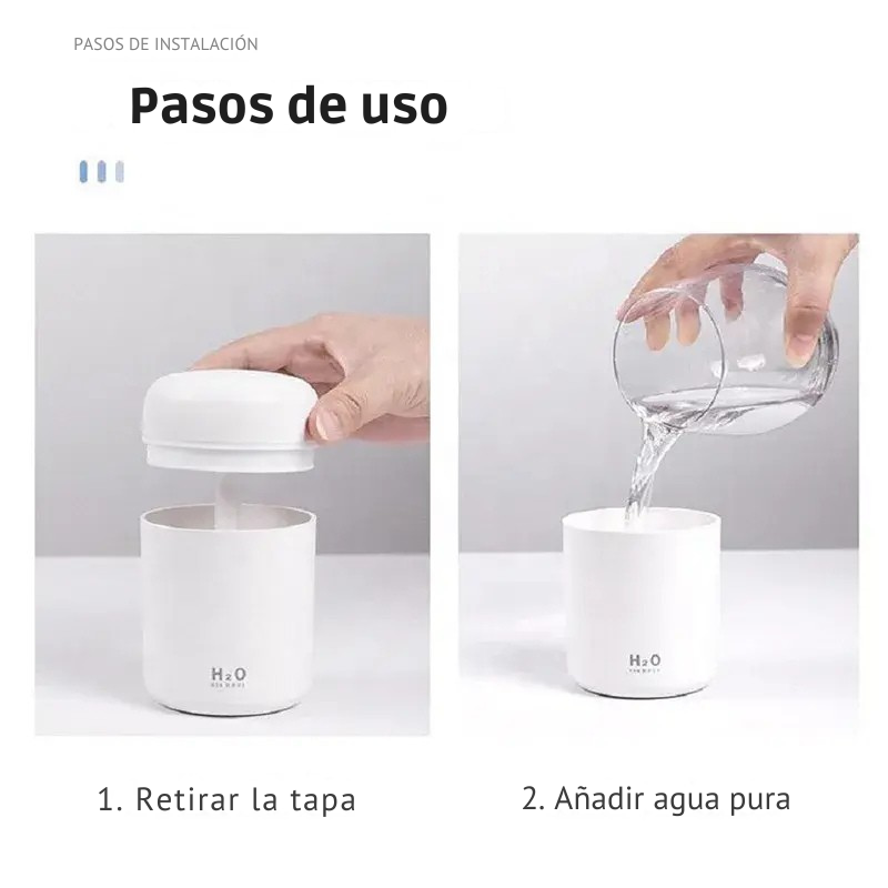 Mini Humidificador de Aire y Difusor de Aromas