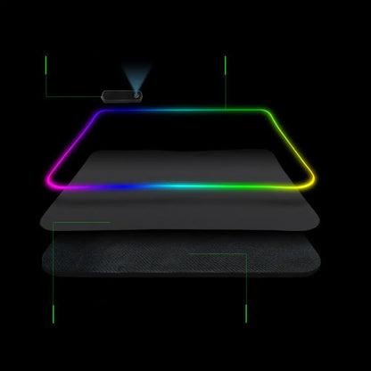 Alfombrilla de Ratón Gaming Luminosa RGB Symphony